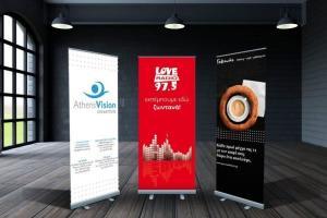 rollup banner flags